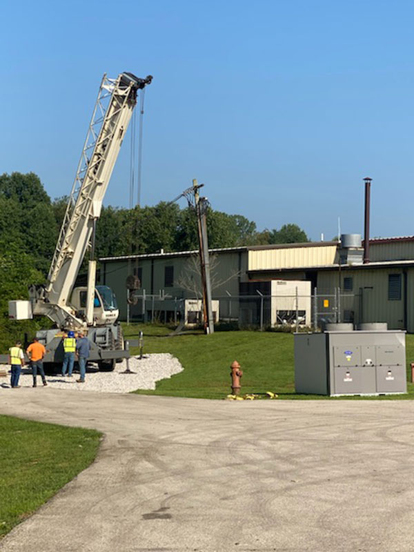 50 Ton Commercial Air Chiller Install - Clay City , KY