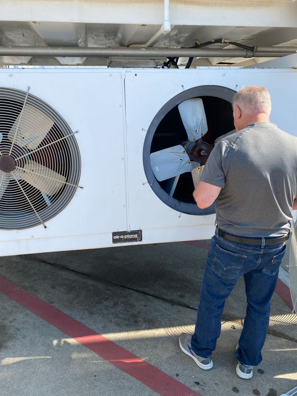 Jetway Platform Repair - HVAC System Controls and Replacing a Motor and Fan