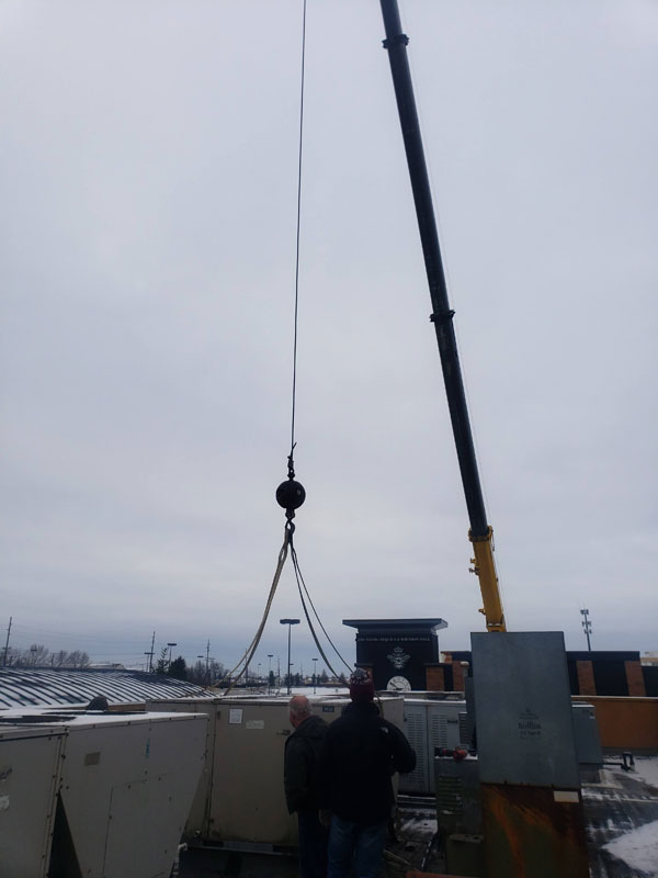 Commercial Install - 20 Ton Rooftop Unit